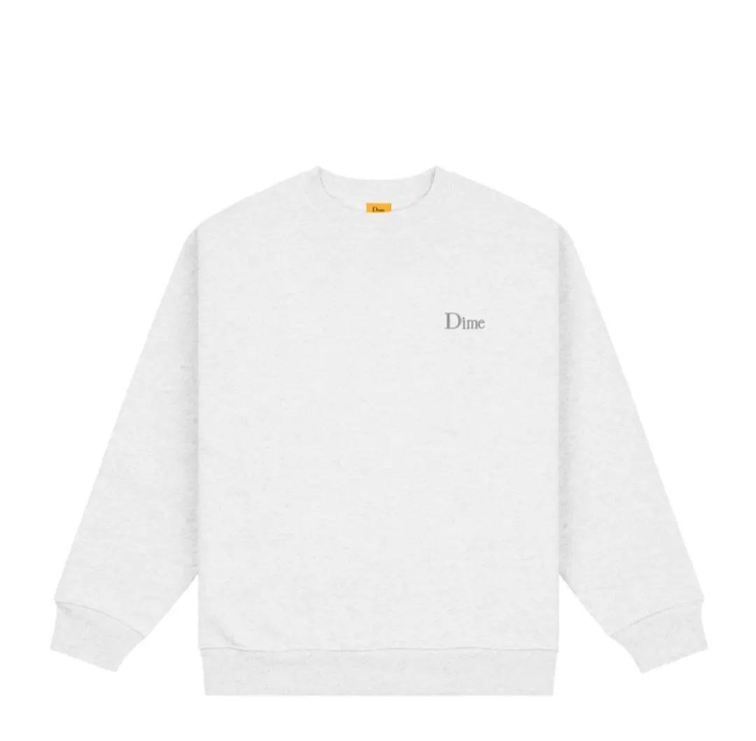 Dime  |Crew Neck Pullovers Unisex Street Style Long Sleeves Plain