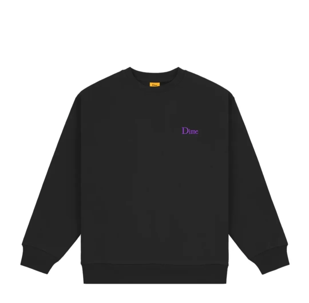 Dime  |Crew Neck Pullovers Unisex Street Style Long Sleeves Plain