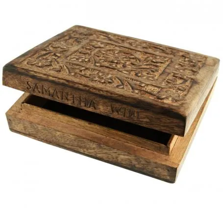 Discontinued Samantha Wills Wooden Carved Jewellery/bracelet Boxes