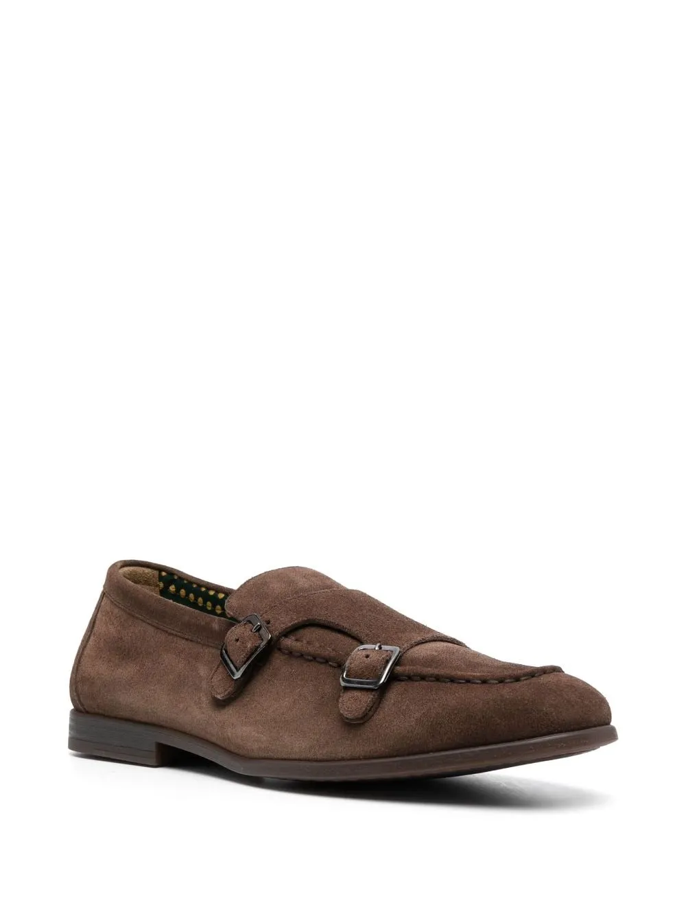 Doucal's - Mocassins daim double boucles