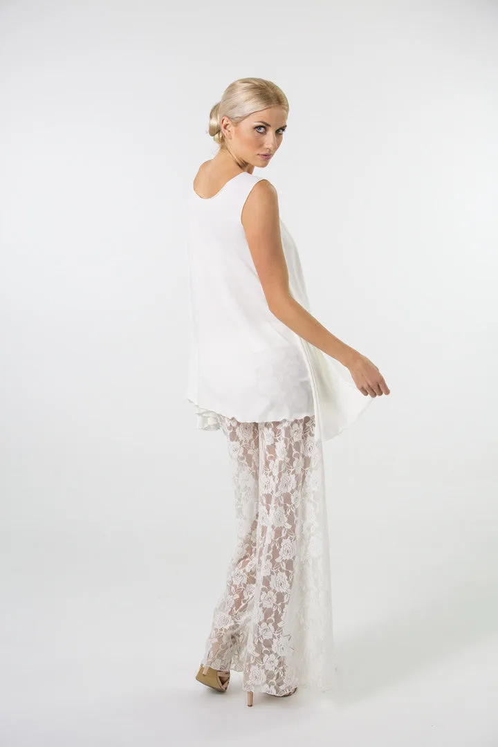 Dream Goddess Lace Palazzo Pants