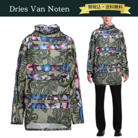 Dries Van Noten  |Pullovers Flower Patterns Unisex Street Style Long Sleeves