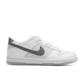 Dunk Low (GS) - White/Smoke Grey/Pure Platinum