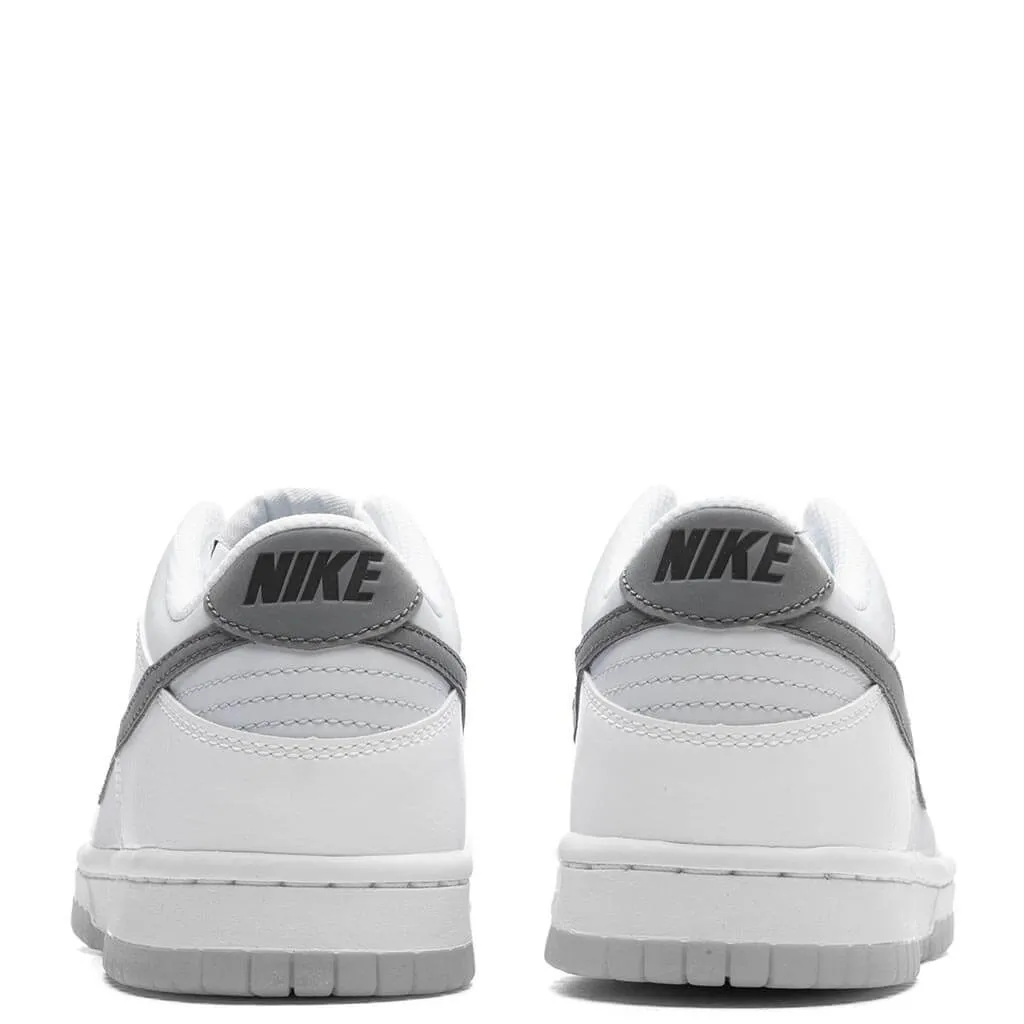 Dunk Low (GS) - White/Smoke Grey/Pure Platinum