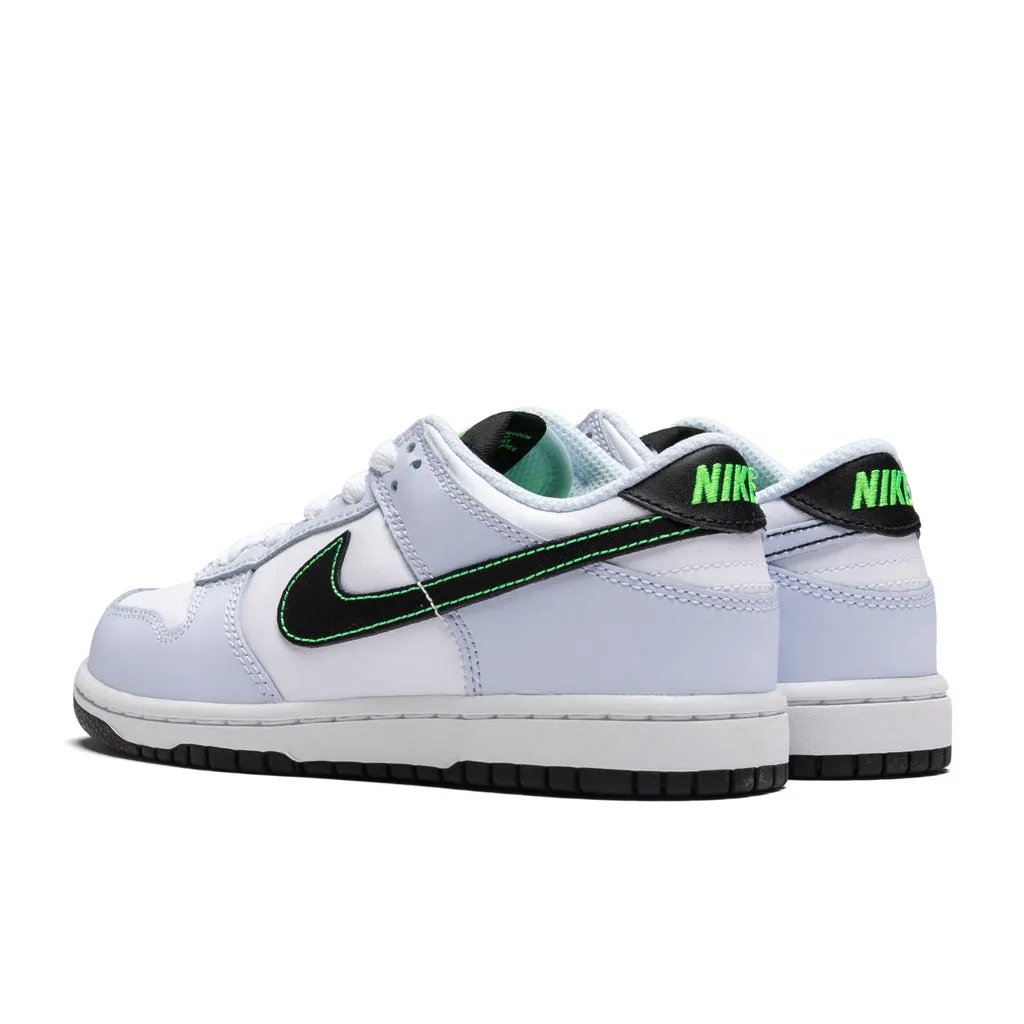 Dunk Low (PS) - White/Black/Football Grey