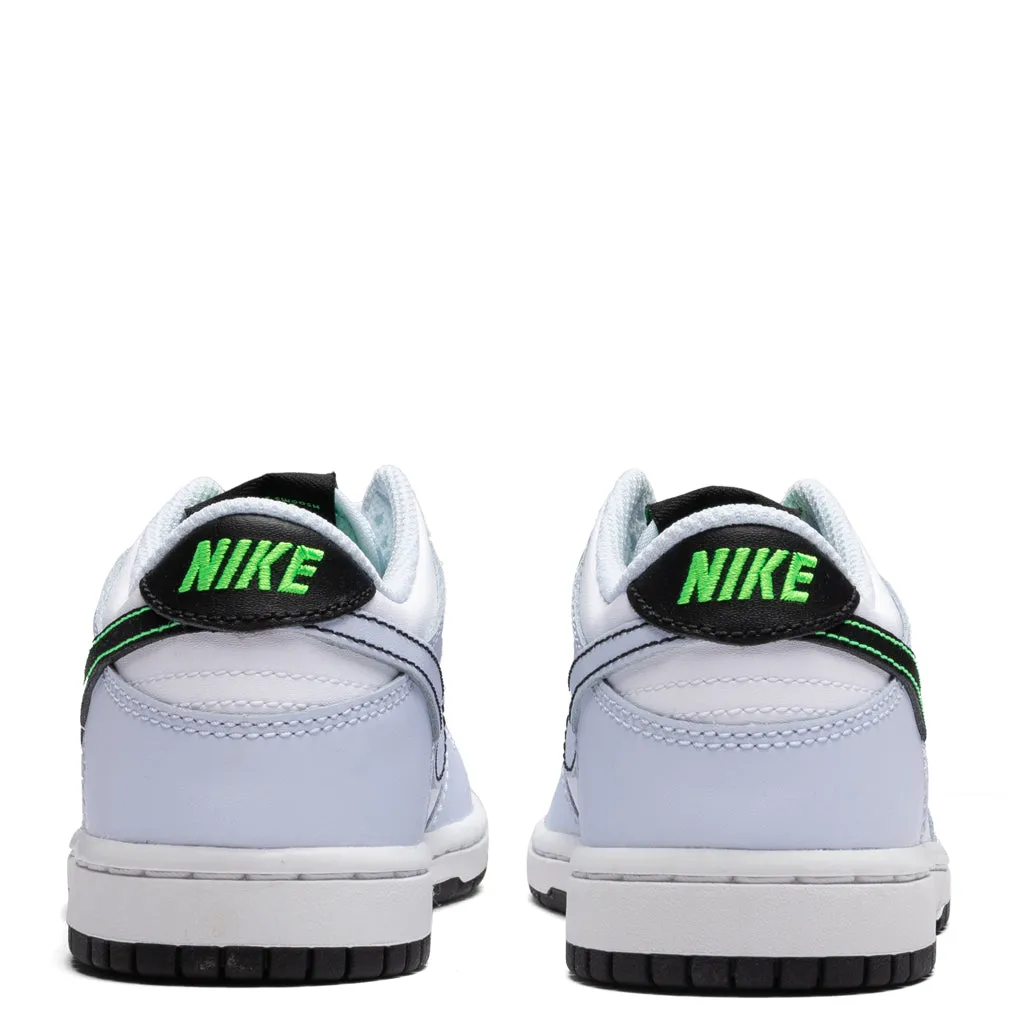 Dunk Low (PS) - White/Black/Football Grey