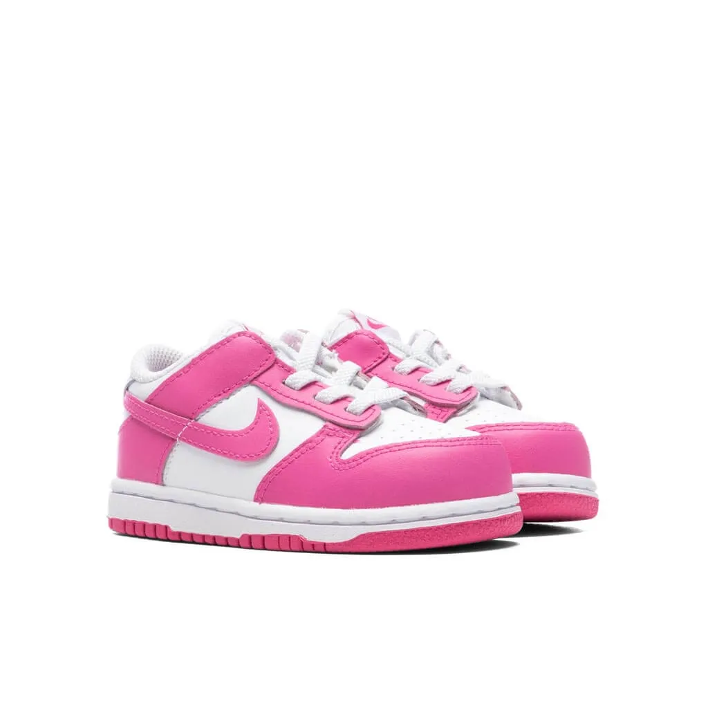 Dunk Low (TD) - White/Laser Fuchsia