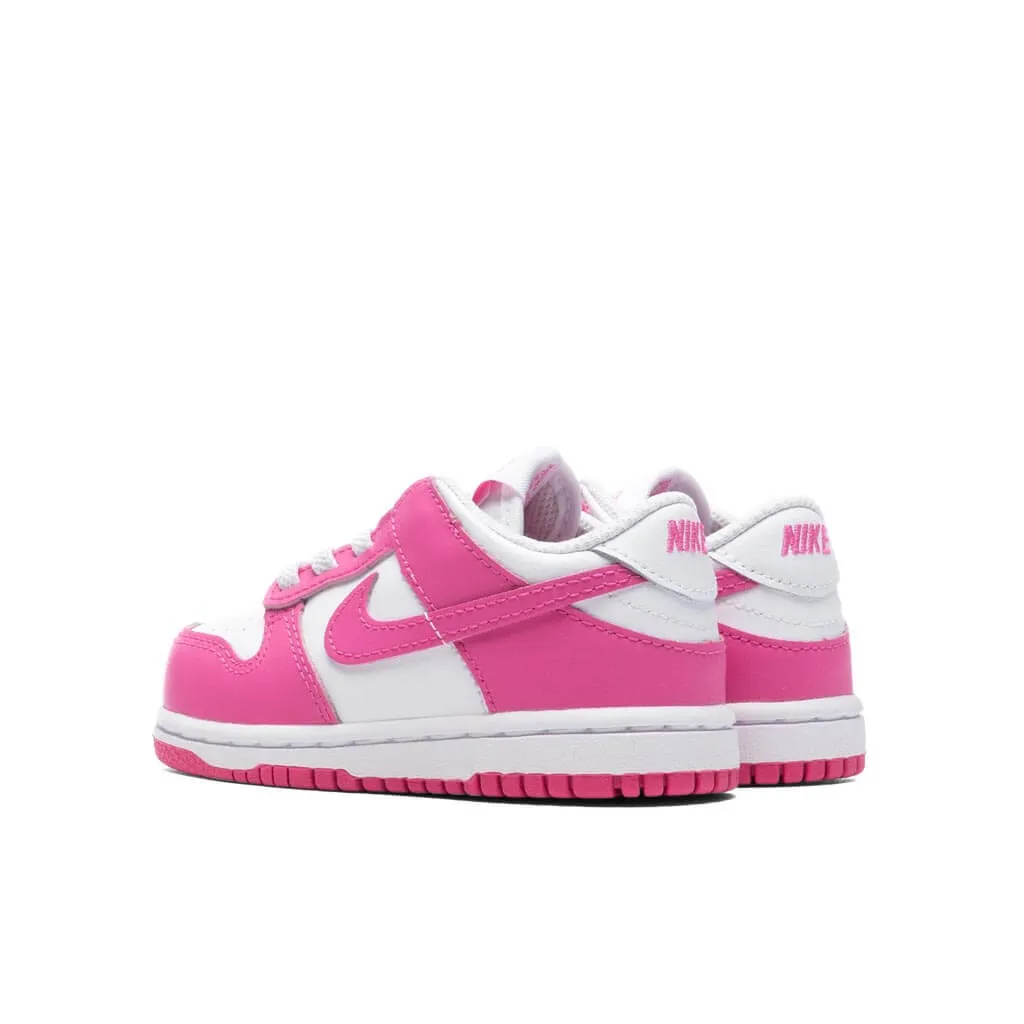 Dunk Low (TD) - White/Laser Fuchsia