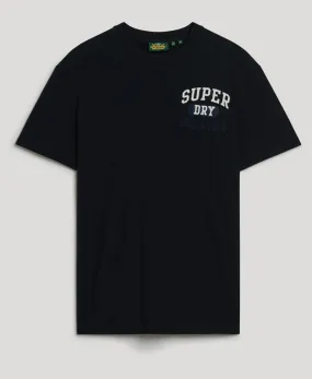 Embroidered Superstate Athletic Logo T-Shirt | Black