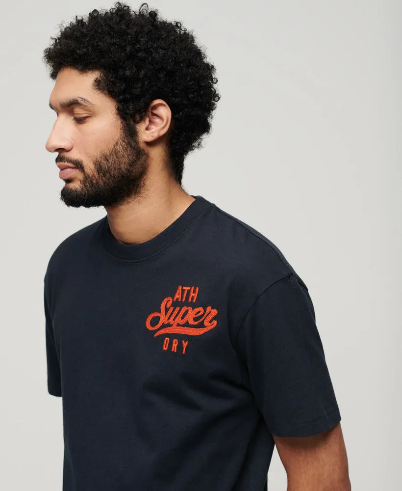 Embroidered Superstate Athletic Logo T-Shirt | Eclipse Navy