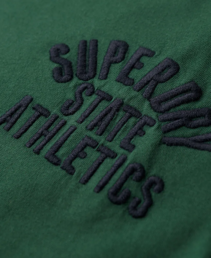 Embroidered Superstate Athletic Logo T-Shirt | Pine Green