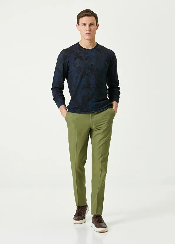 ETRO  |Crew Neck Wool Long Sleeves Luxury Sweaters