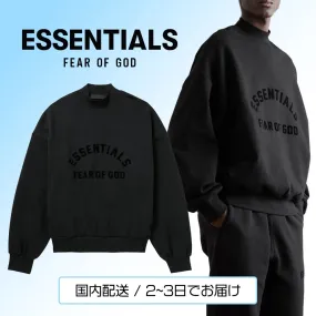 FEAR OF GOD  |Pullovers Street Style Long Sleeves Plain Cotton Logo