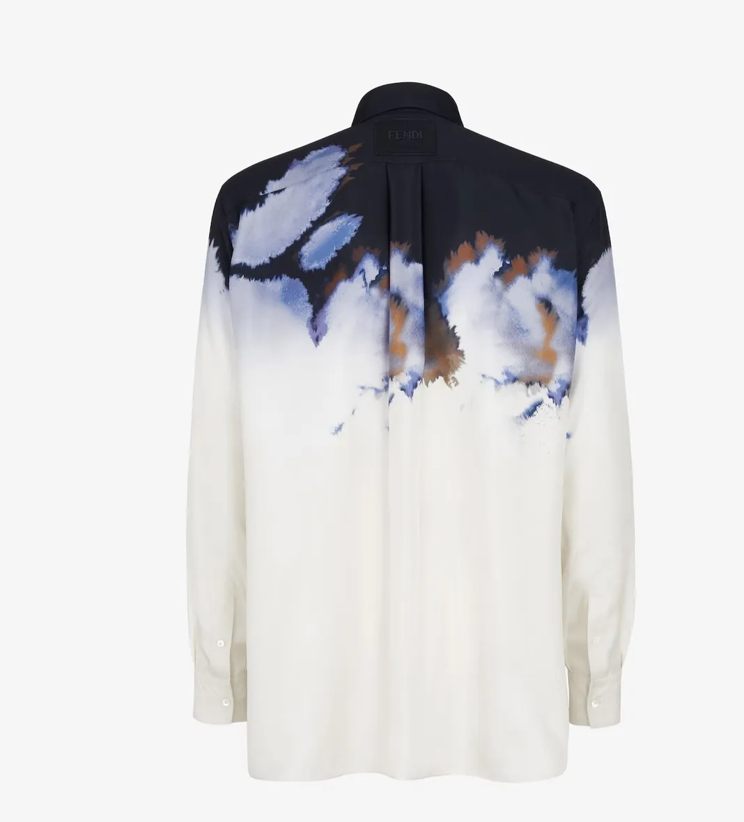 FENDI  |Silk Long Sleeves Logo Luxury Outlet Shirts