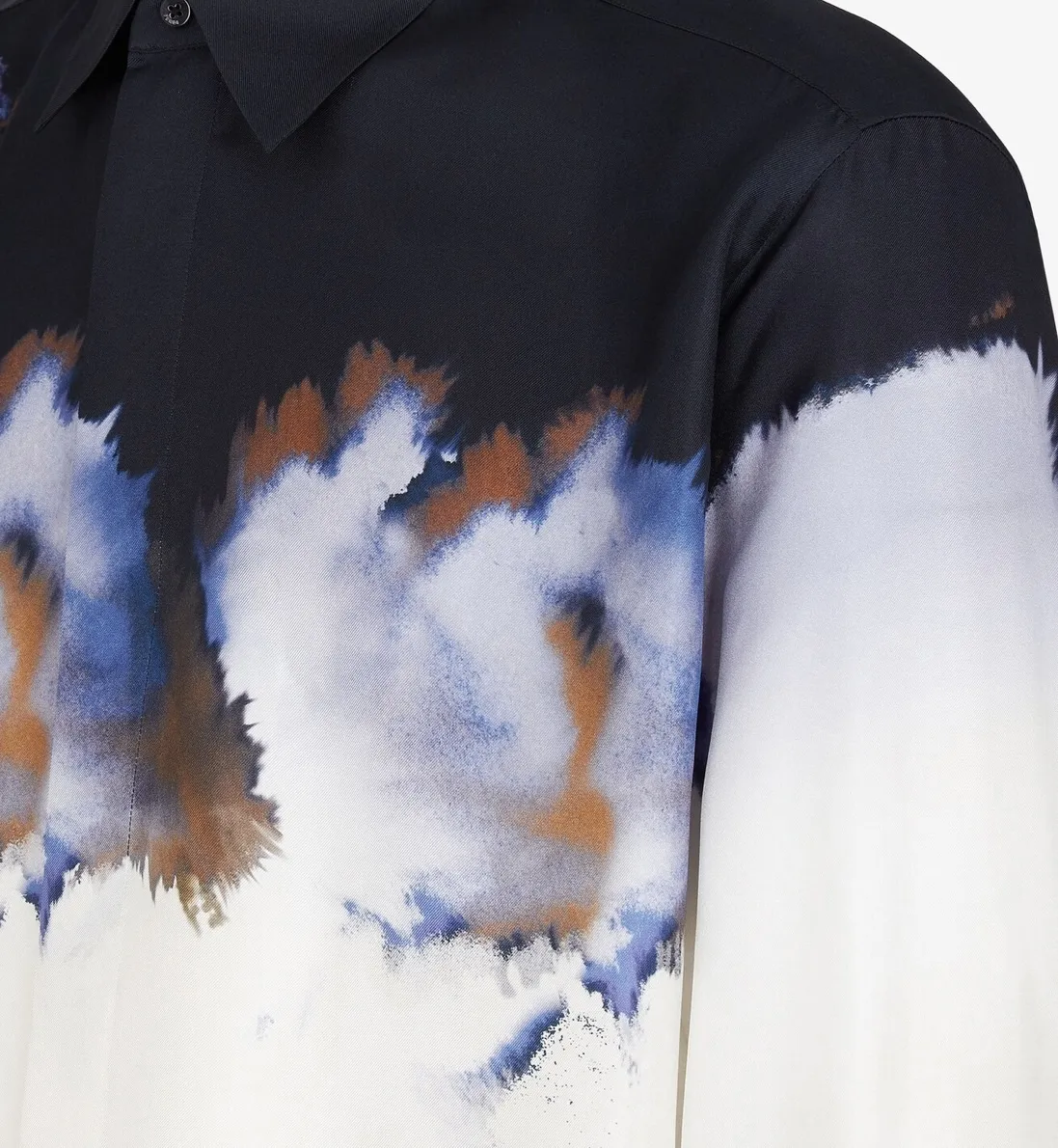 FENDI  |Silk Long Sleeves Logo Luxury Outlet Shirts