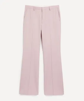 Flared Wool Trousers