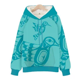 Francis Dick Hummingbird Hooded Sweat Shirt