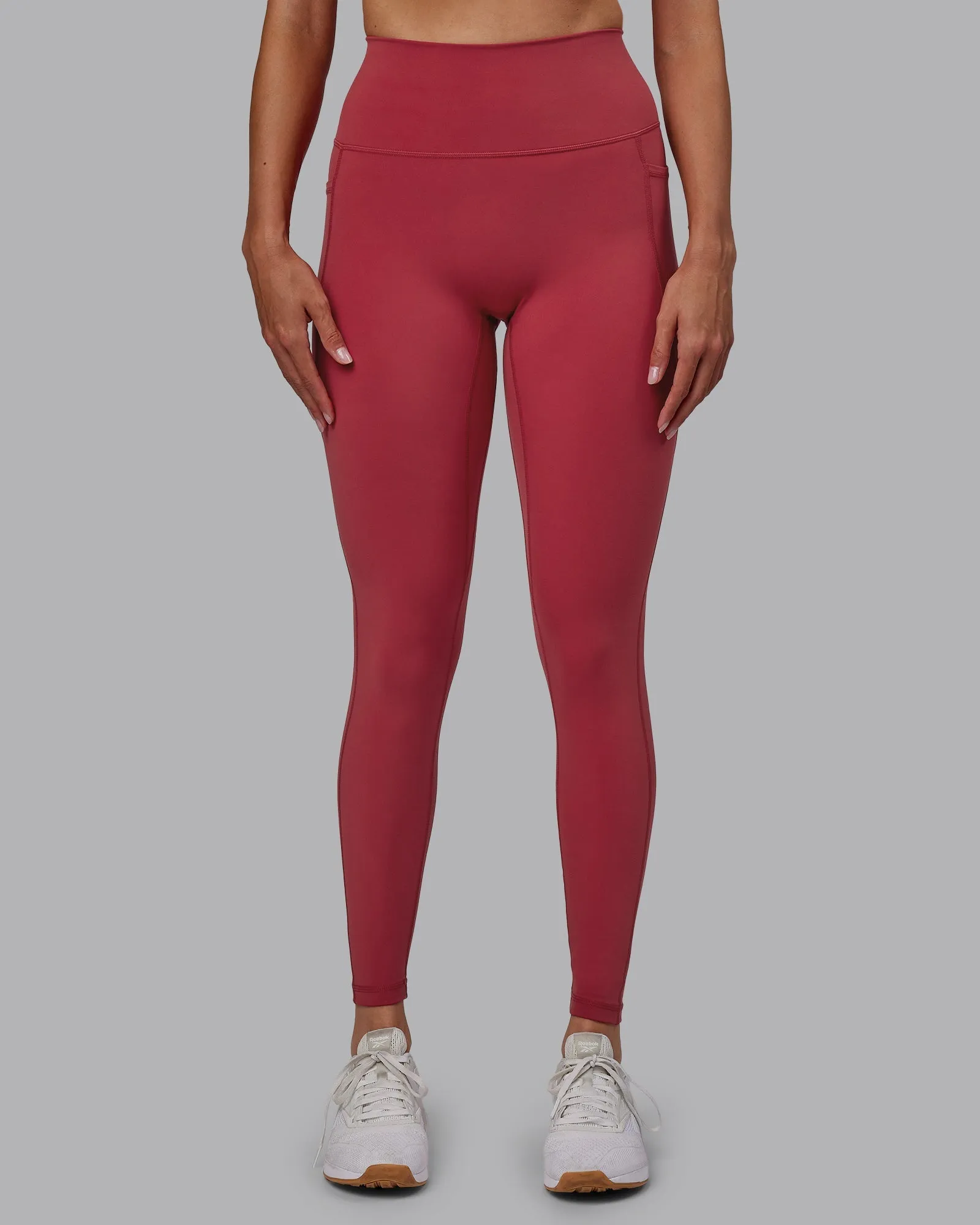 Fusion Full Length Leggings - Claret