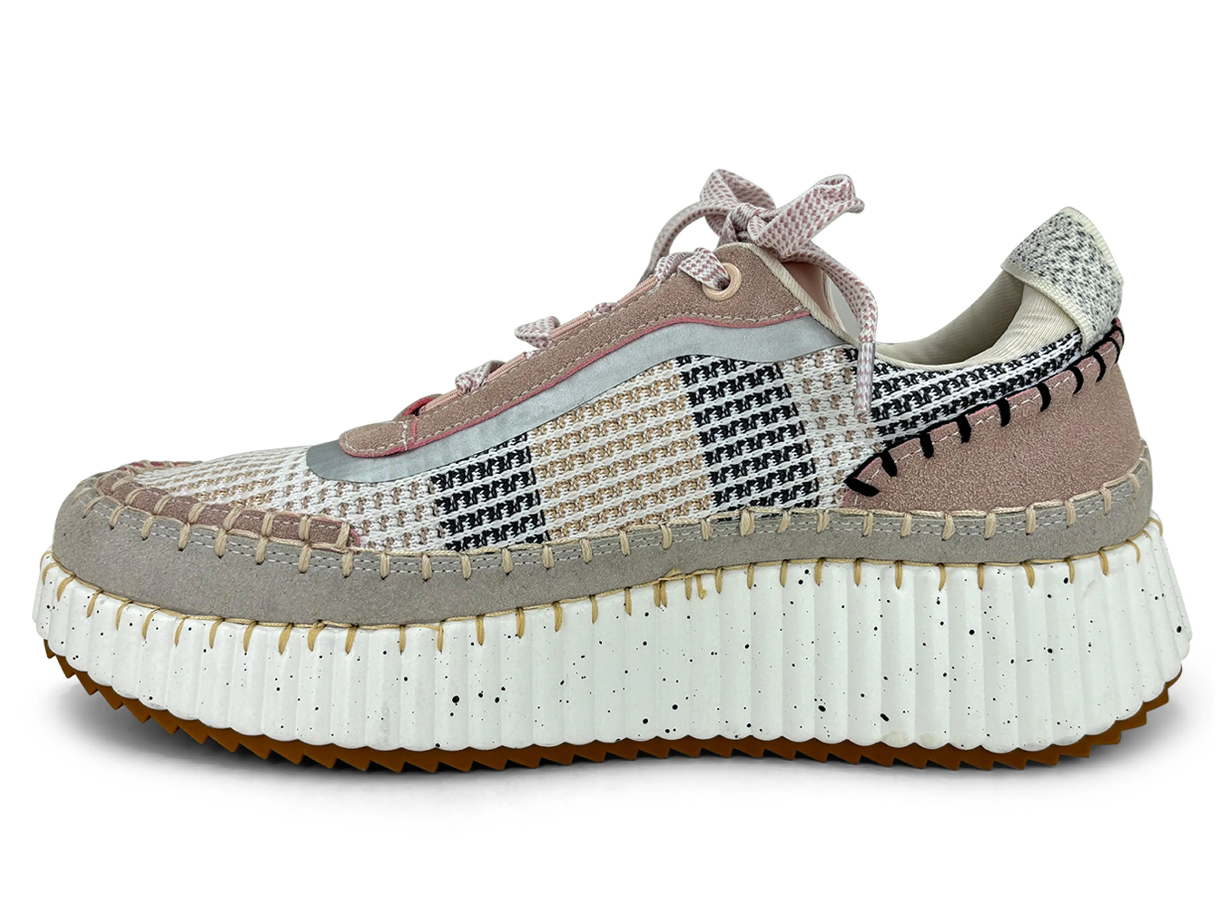 Gelato Stella Platform Sneaker Beige Multi