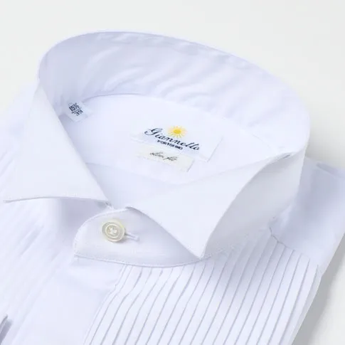 GIANNETTO  |Long Sleeves Plain Cotton Handmade Logo Shirts