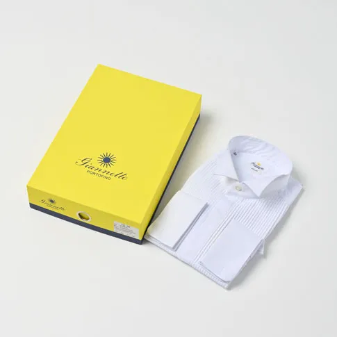 GIANNETTO  |Long Sleeves Plain Cotton Handmade Logo Shirts