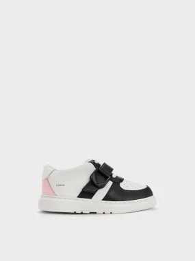 Girls' Gabine Leather Low-Top Sneaker - Black