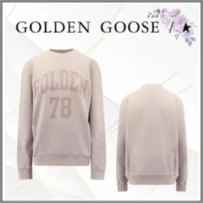 Golden Goose  |Long Sleeves Plain Logo Sweatshirts