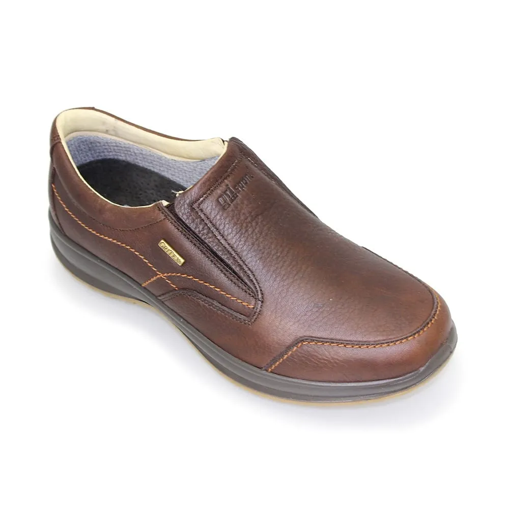 Grisport Melrose Brown Shoes Leather Walking Shoe Water Resistant Comfort