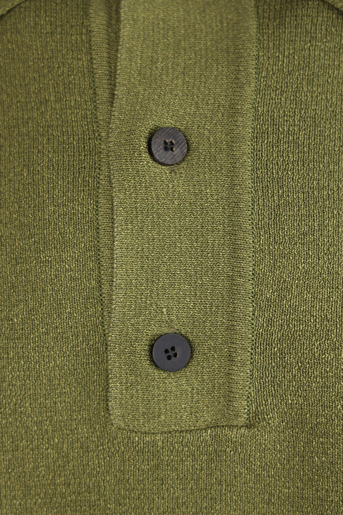 Hanji Polo Sweater - Khaki