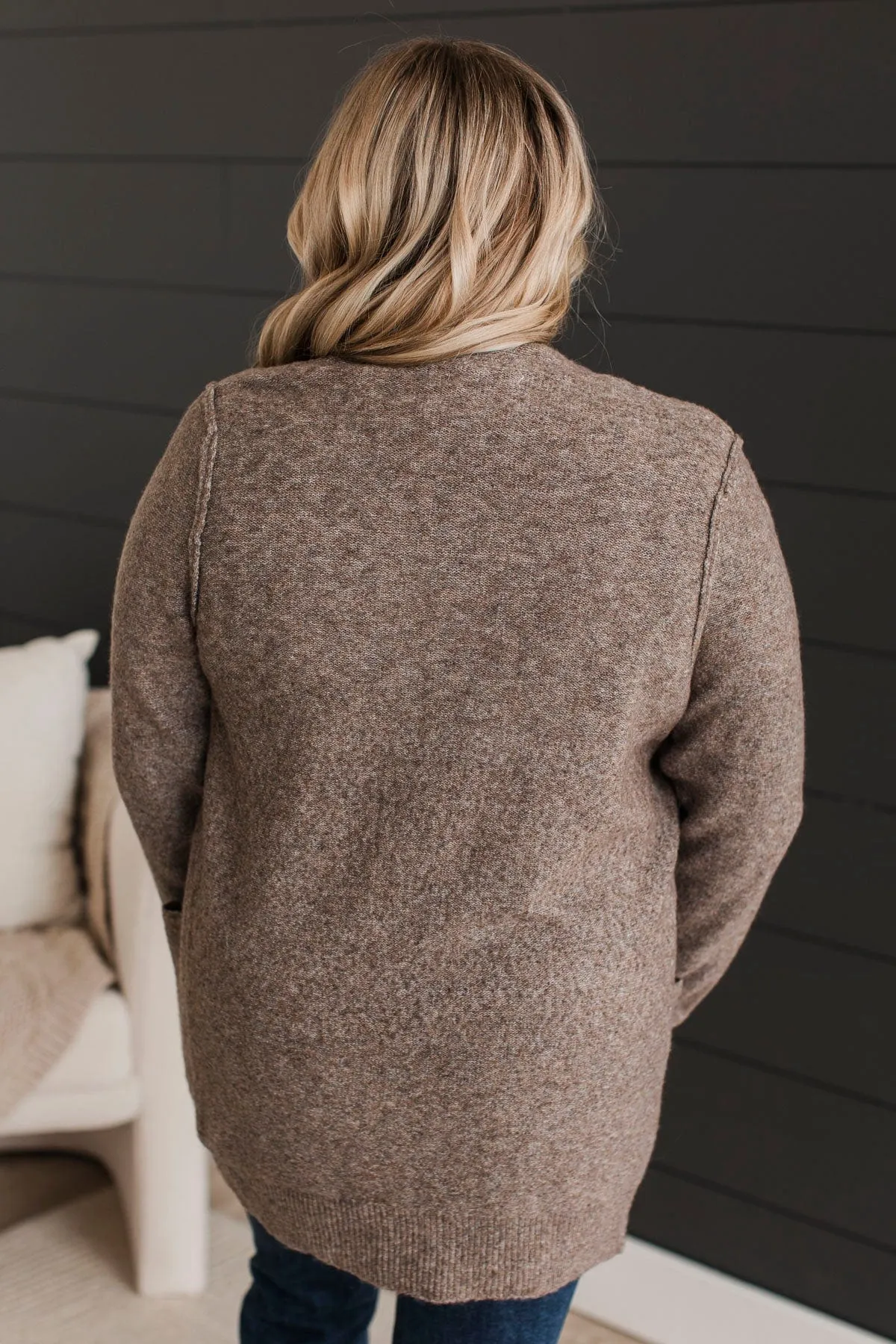 Having A Blast Knit Cardigan- Mocha