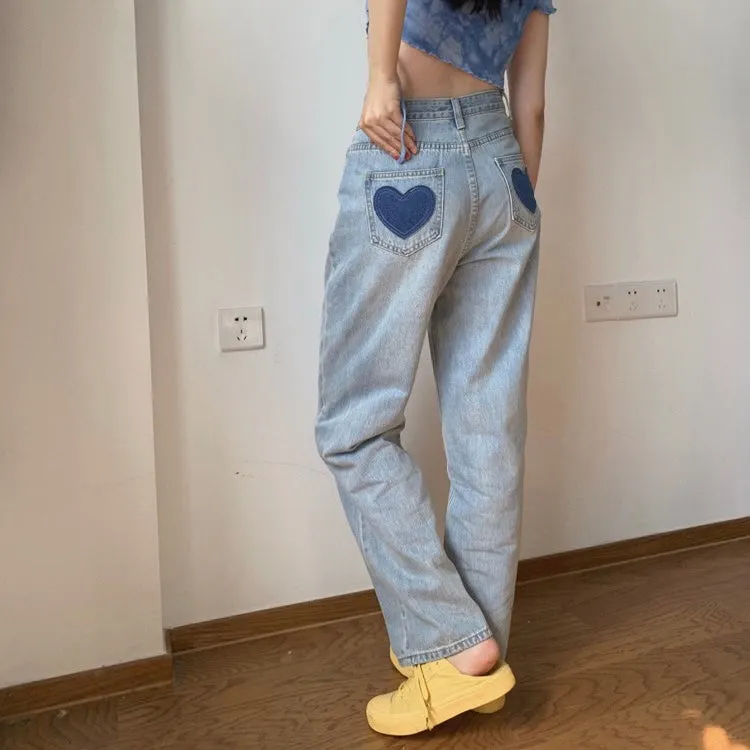 Heart Pocket Jeans