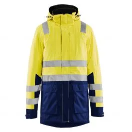 High Vis Parka 4495 High Vis Geel/Marineblauw - Blåkläder