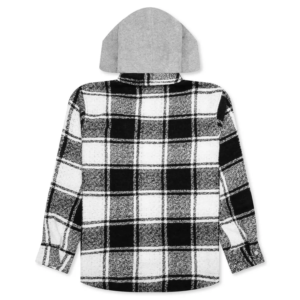 Hooded Flannel - Black