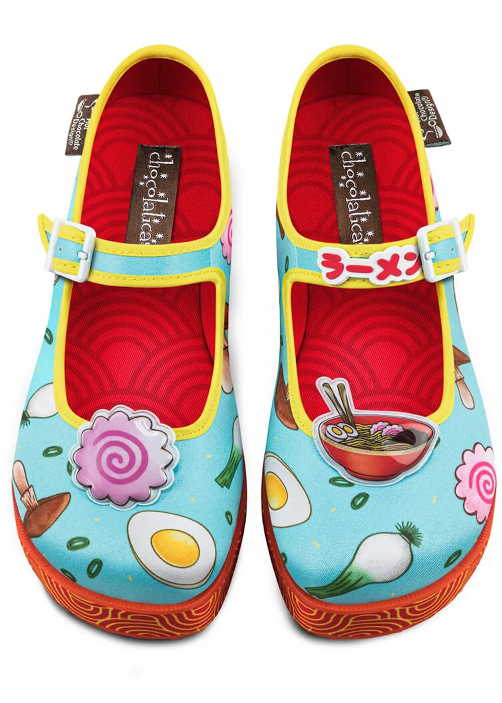 Hot Chocolate Design Ramen Platform Shoes Multi