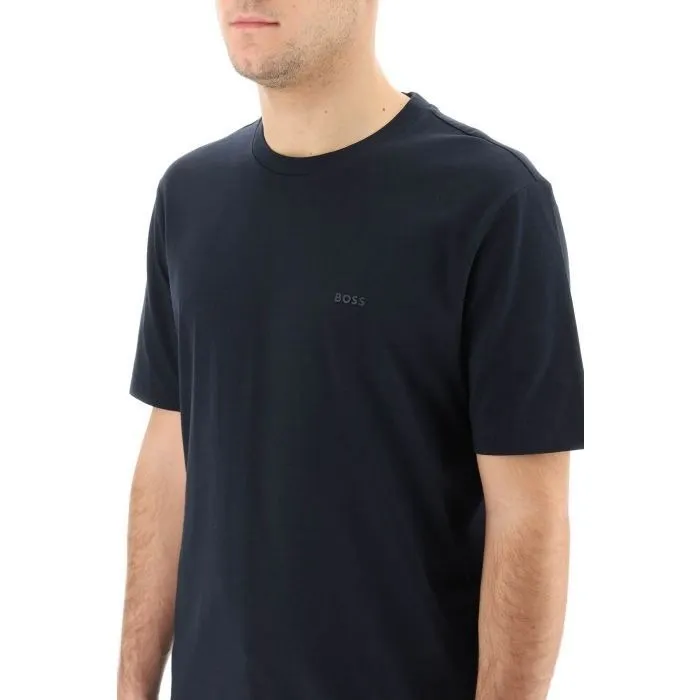 Hugo Boss  |Crew Neck Pullovers Street Style Plain Cotton Short Sleeves