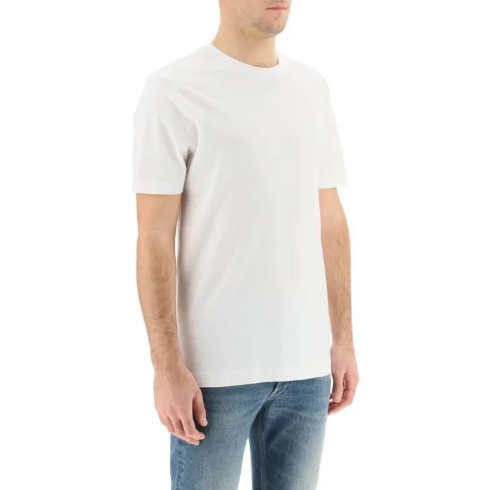 Hugo Boss  |Crew Neck Pullovers Street Style Plain Cotton Short Sleeves