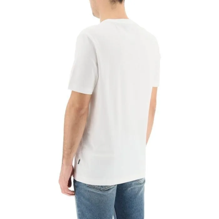 Hugo Boss  |Crew Neck Pullovers Street Style Plain Cotton Short Sleeves