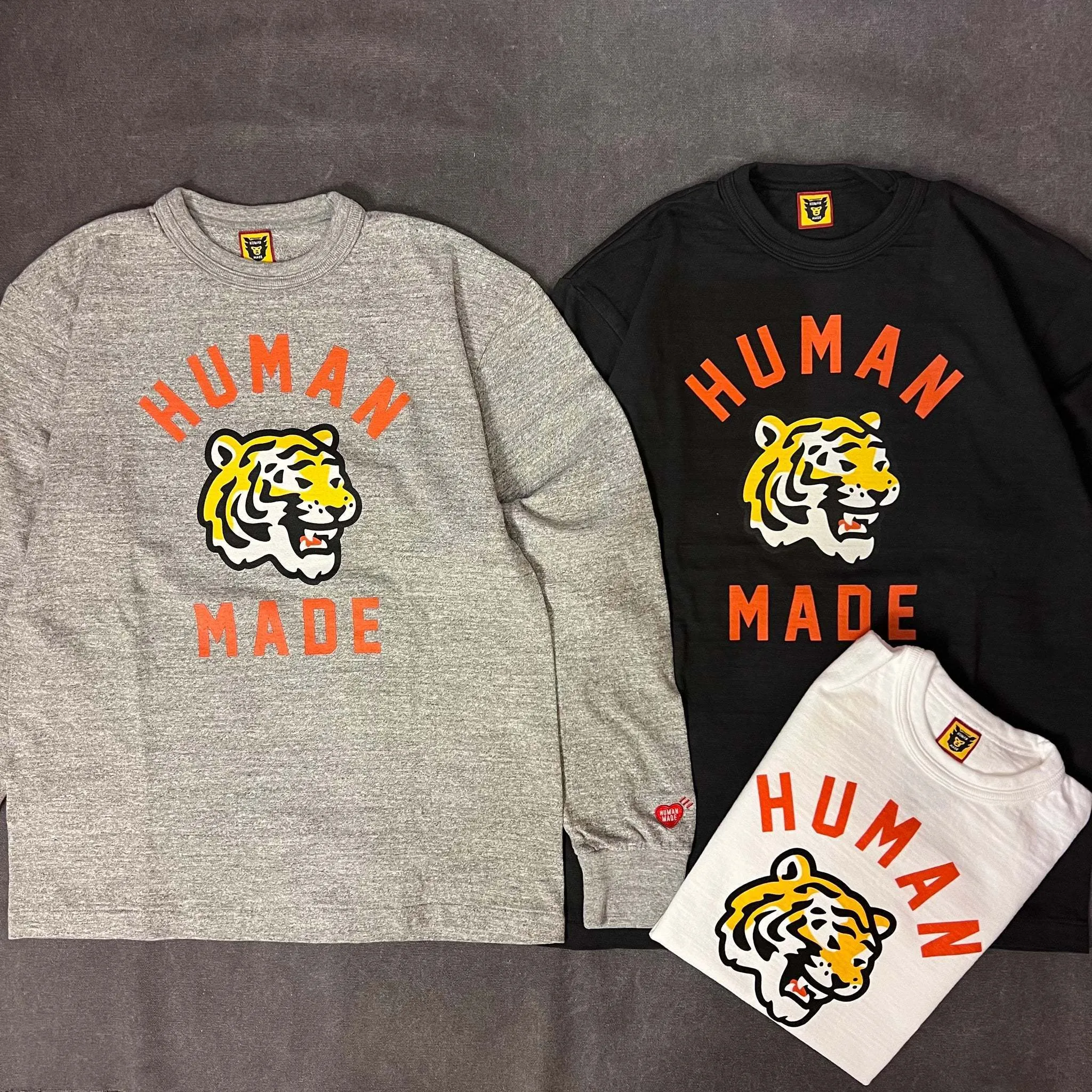 HUMAN MADE  |Crew Neck Pullovers Heart Unisex Street Style Long Sleeves