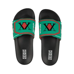 Hunter Association Logo Green Velcro Slides