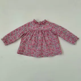 Jacadi Pink Liberty Print Blouse: 12 Months