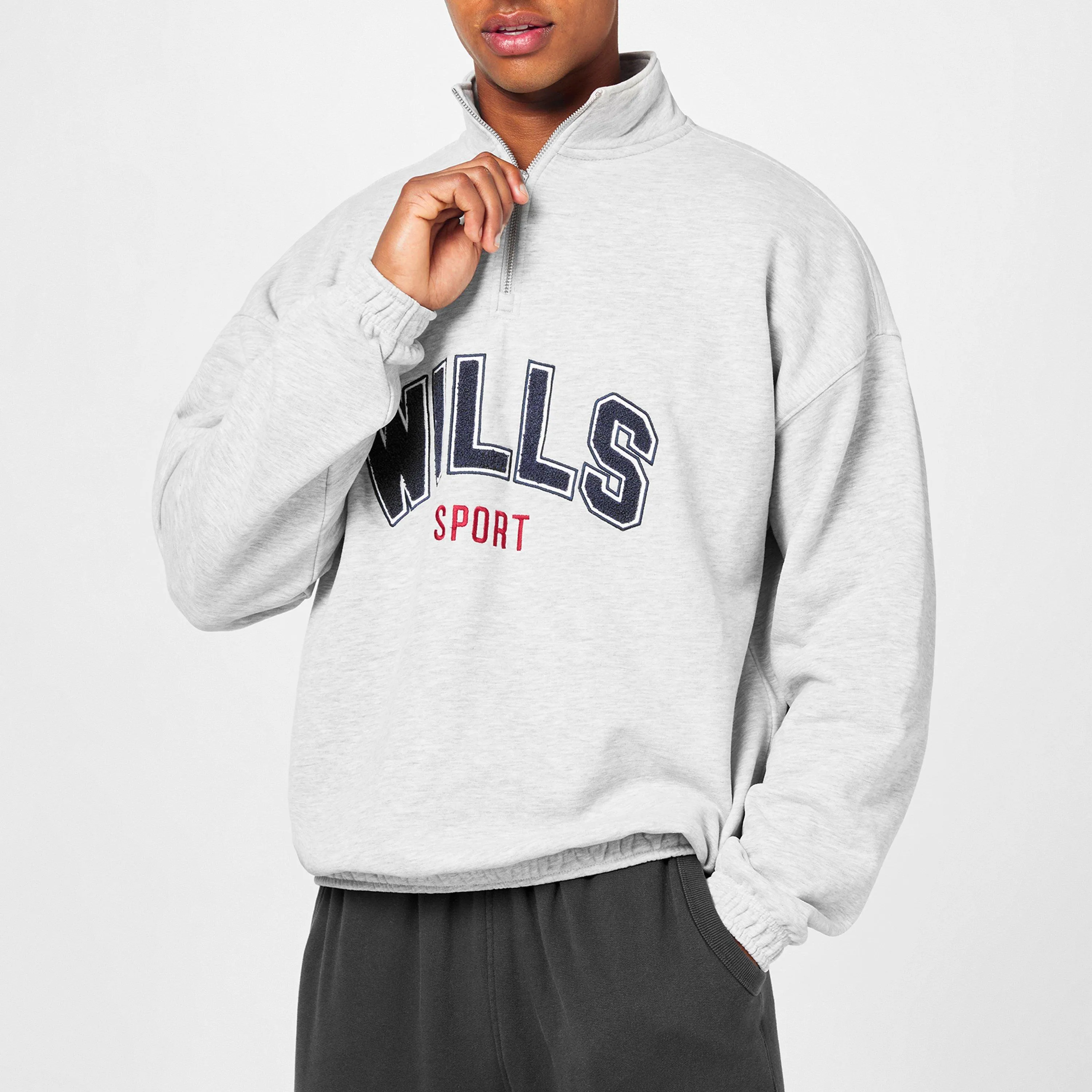 Jack Wills JW GraphicquarterZip Sn51