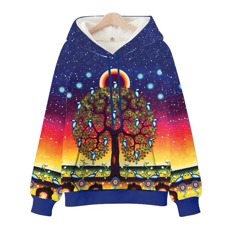 James Jacko Tree of Life Hooded Sweat Shirt