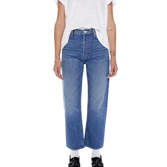 JEANS THE DITCHER CROP Woman Medium Blue