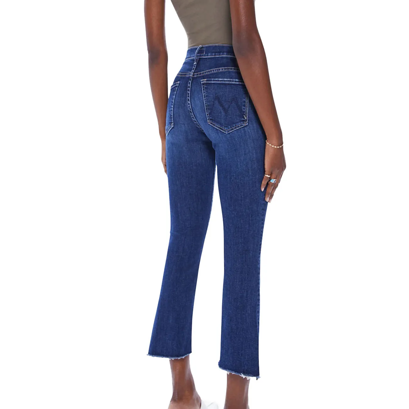 JEANS THE INSIDER CROP STEP FRAY Donna Teaming Up