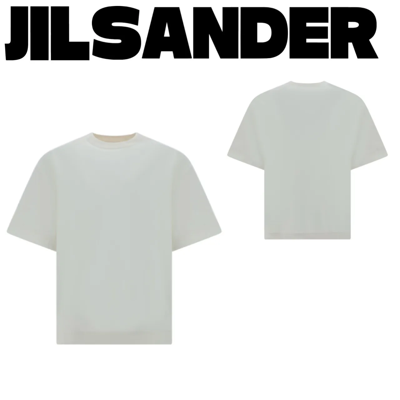 Jil Sander  |Crew Neck Pullovers Unisex Street Style U-Neck Plain Cotton