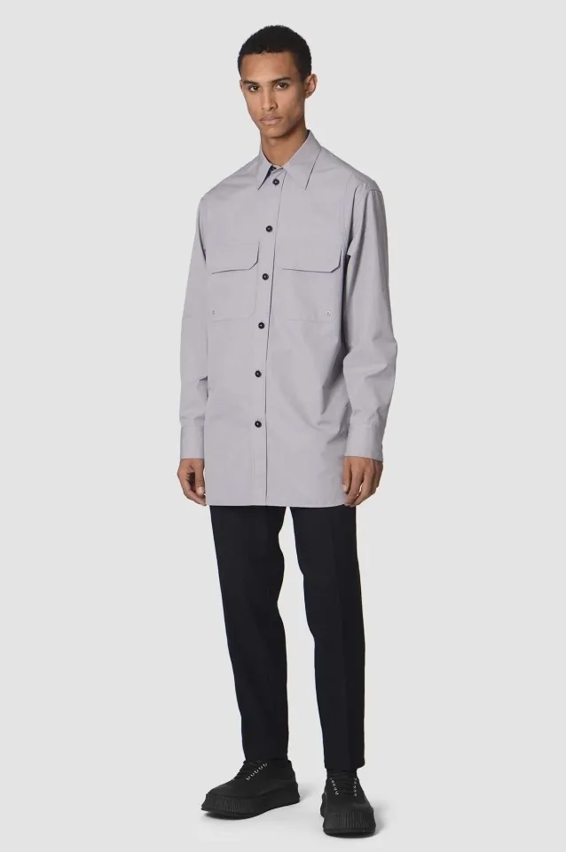 Jil Sander  |Long Sleeves Plain Cotton Designers Shirts