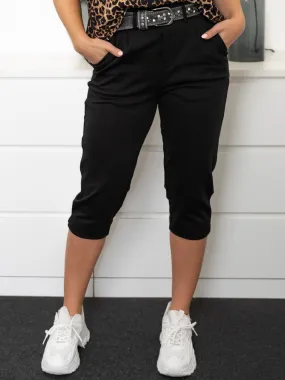 Kaffe KAjenny capri pants black deep