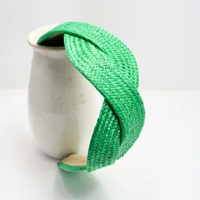 Kelly Green Woven Headband