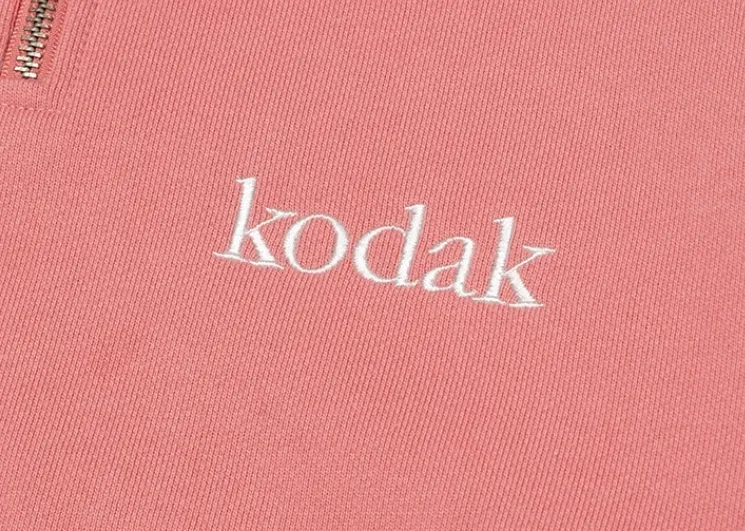 KODAK  |Unisex Street Style Long Sleeves Plain Logo Sweatshirts