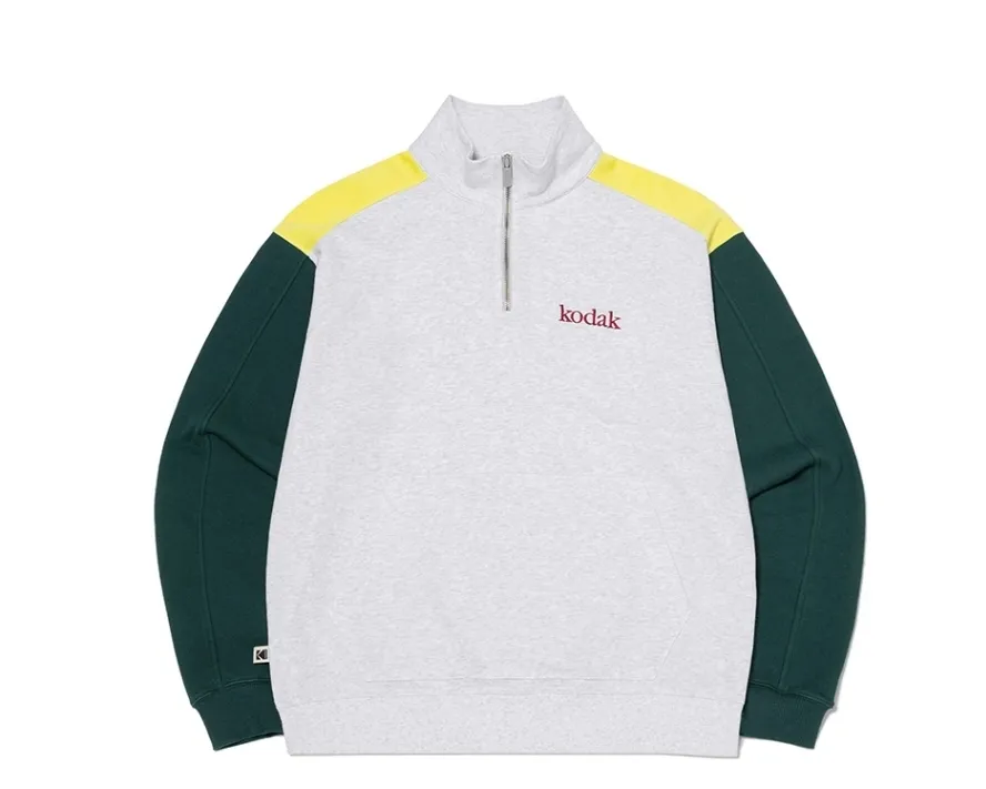 KODAK  |Unisex Street Style Long Sleeves Plain Logo Sweatshirts